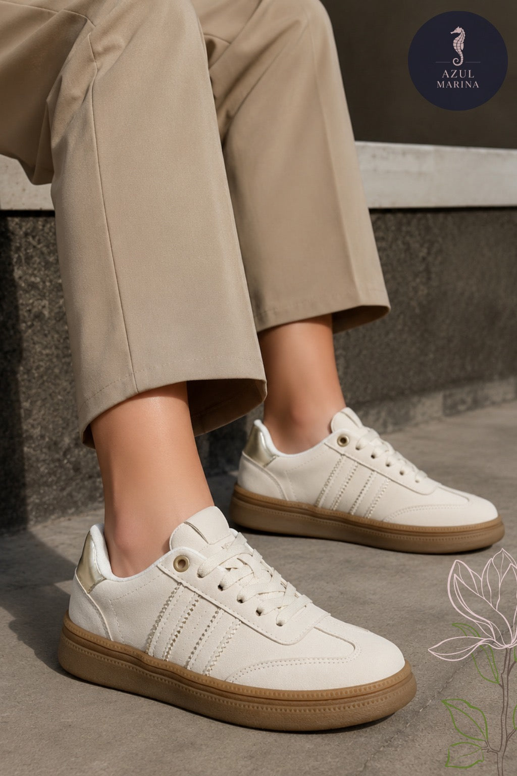 Tenis Azul M Modernos | Modelo 04