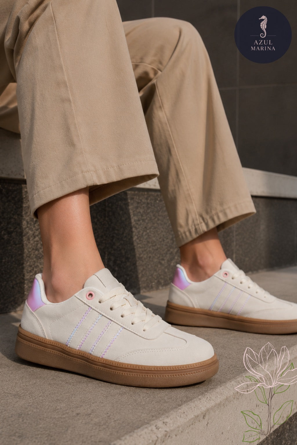 Tenis Azul M Modernos | Modelo 04