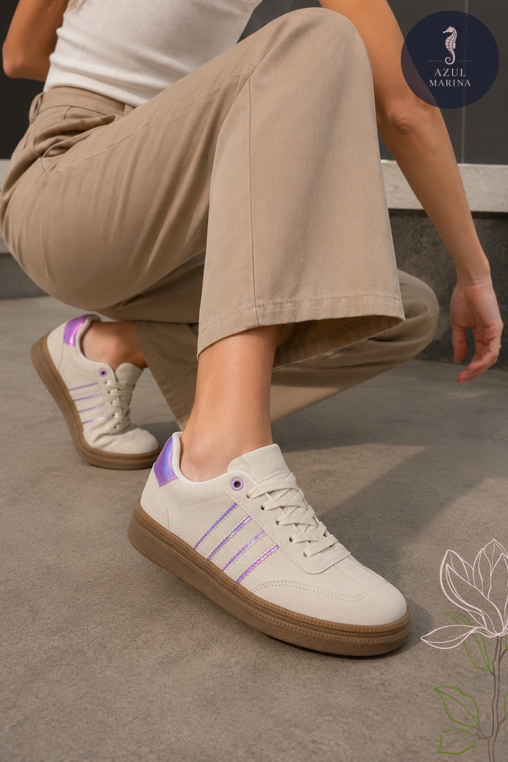 Tenis Azul M Modernos | Modelo 04